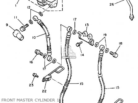 Yamaha V-MAX1200 1986 (G) USA parts lists and schematics