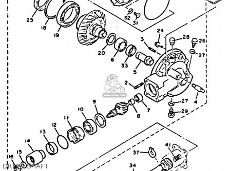 Yamaha V-MAX1200 1992 (N) USA parts lists and schematics