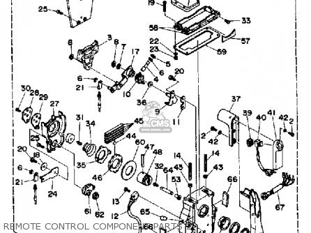Yamaha V8 INTERMEDIATE DRIVE 7.4 1992 parts lists and schematics