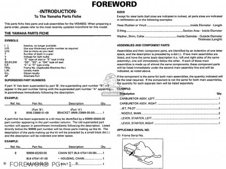 Yamaha VK540ED 2000 parts lists and schematics