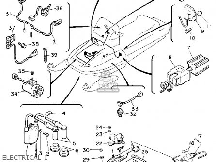 Yamaha VK540ER VIKING 1991 parts lists and schematics