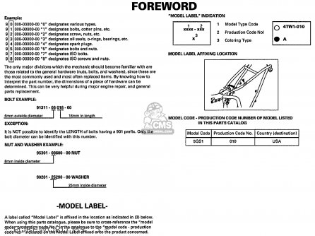 Yamaha WR400F 1999 (X) USA parts lists and schematics