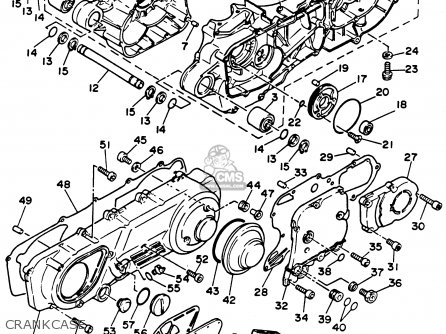 Yamaha XC125J 1997 parts lists and schematics