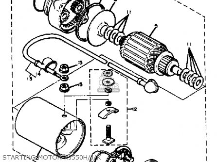 Yamaha XJ550 SECA 1983 (D) USA パーツリストと回路図 Yamaha XJ550 SECA 1983 (D) USA パーツリストと回路図