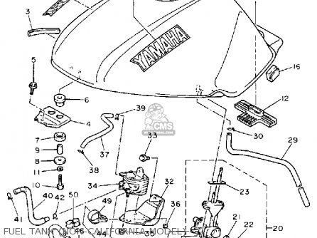 Yamaha XJ600S SECA II 1993 (P) USA parts lists and schematics