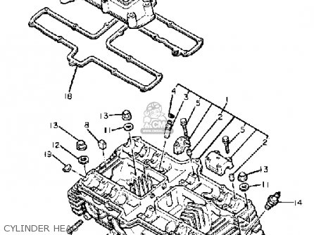 Yamaha Xj650 Maxim 1981 B Usa Parts Lists And Schematics