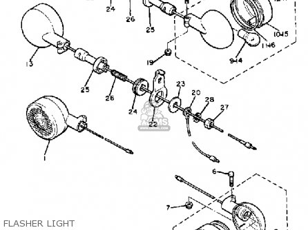 Yamaha XJ650 MAXIM 1981 (B) USA parts lists and schematics