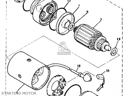 Arbre De Transmission Pour Yamaha XJ650 Maxim 1981 - Occasion, Sans Garantie