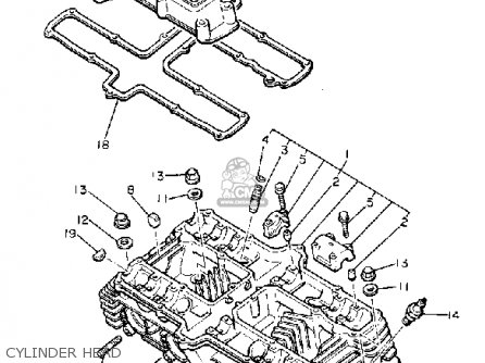 Yamaha XJ650R SECA 1982 (C) USA parts lists and schematics