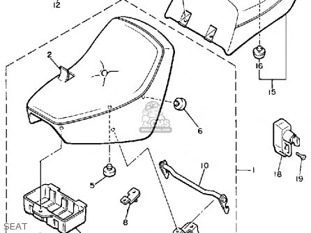 Yamaha XJ700 MAXIM 1985 (F) USA parts lists and schematics