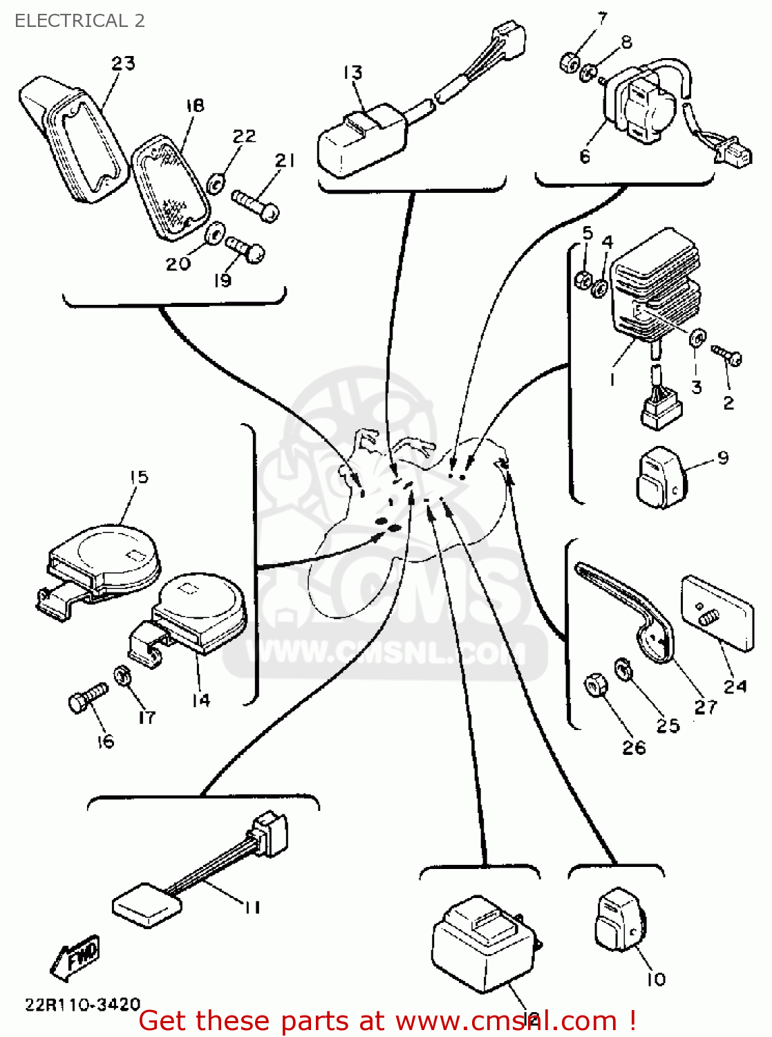 1983 yamaha maxim 750 wiring diagram