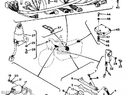 Yamaha XS1100 1980 (A) USA parts lists and schematics