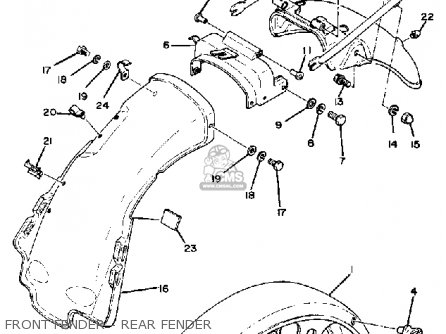 Yamaha XS1100 1980 (A) USA parts lists and schematics