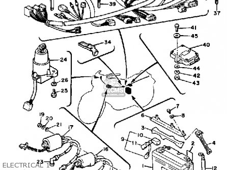 Yamaha XS1100 1981 (B) USA parts lists and schematics