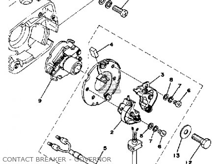 Yamaha XS360 1976 USA parts lists and schematics