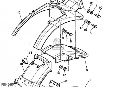 Yamaha XS400 1982 MAXIM USA parts lists and schematics