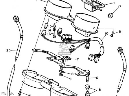 Yamaha Xs400 1982 Maxim Usa Parts Lists And Schematics