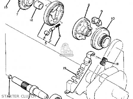 Yamaha XS400 MAXIM 1983 (D) USA parts lists and schematics