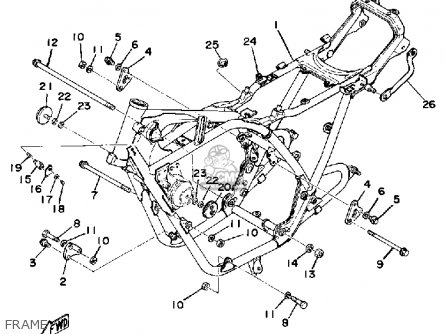 Yamaha XS500 1978 USA parts lists and schematics