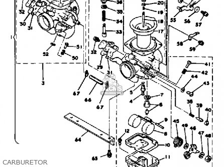 79 yamaha xs650 carburetor diagram