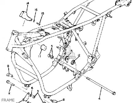 Yamaha XS850L 1980 (A) USA parts lists and schematics