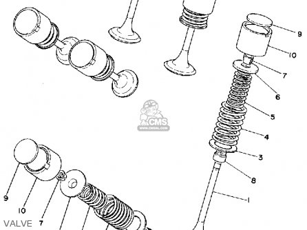 Yamaha XS850S 1980 (A) USA parts lists and schematics