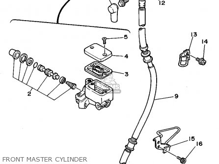 Yamaha XT225 XT225C 1994 (R) USA CALIFORNIA parts lists and schematics