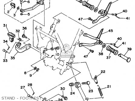 Yamaha Xt225 Xt225c 1994 (r) Usa California Parts Lists And Schematics