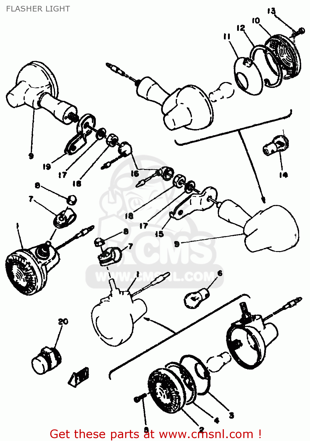 Yamaha XT250 1981 5G4 EUROPE 215G4300E1 parts lists and schematics