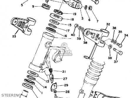 Yamaha XT250 DUAL PURPOSE 1983 (D) USA parts lists and schematics