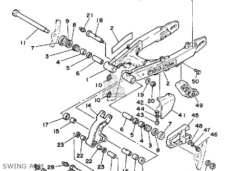 Yamaha Xt350 Dual Purpose 1987 (h) Usa parts list ... xt350 wiring diagram 