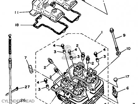 Yamaha XT350 DUAL PURPOSE 1992 (N) USA parts lists and schematics