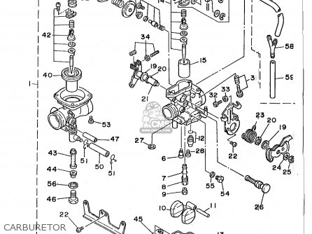 Yamaha XT350 XT350C 1998 (W) USA CALIFORNIA parts lists and schematics