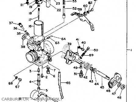 Yamaha XT500 1979 USA CANADA parts lists and schematics