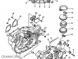 Yamaha XT500 1986 1LK FRANCE 261LK-351F1 parts lists and schematics