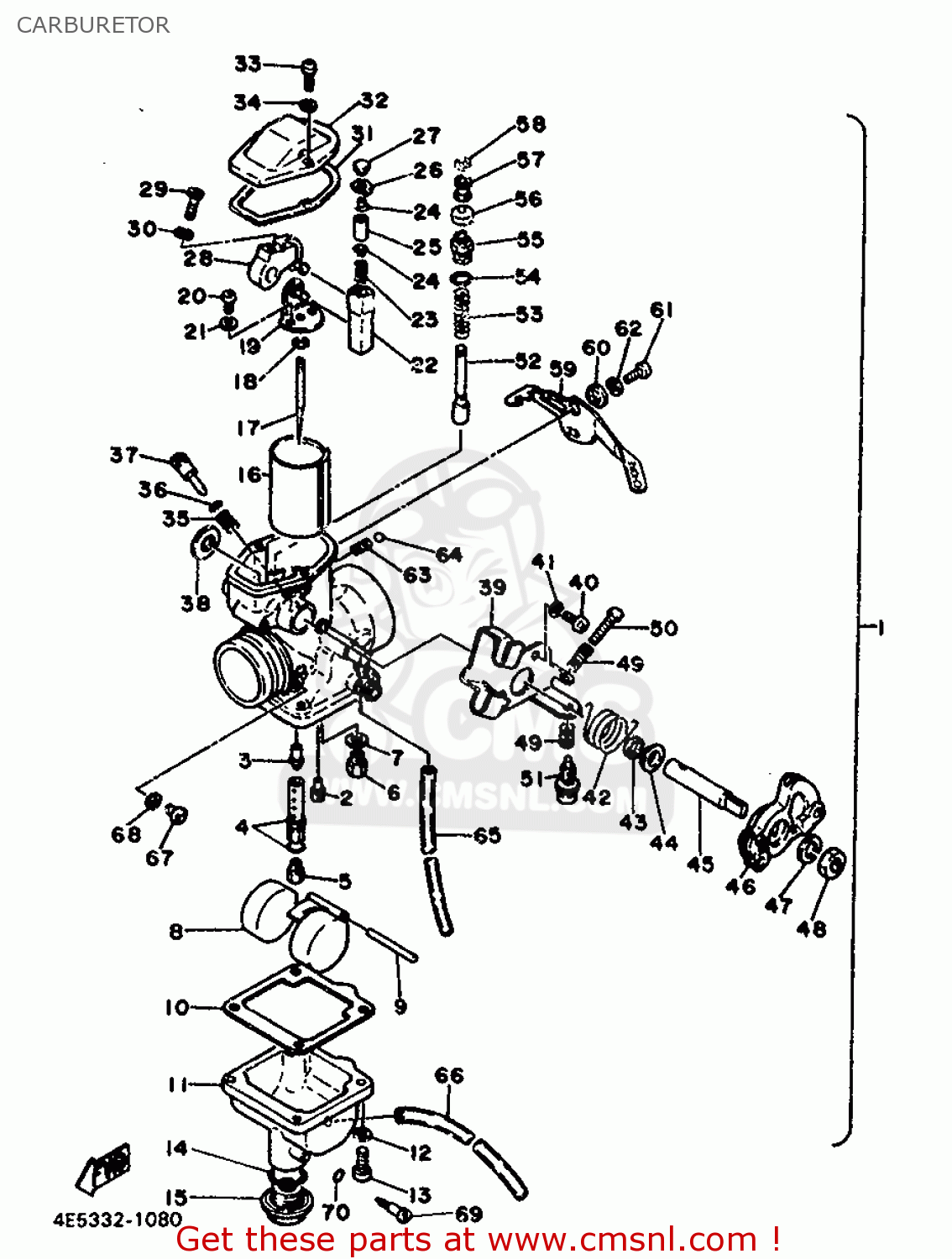 yamaha xt500 carburetor replacement