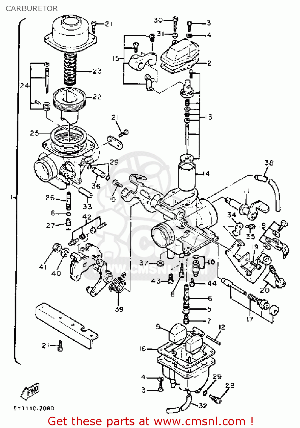 Yamaha XT550 DUAL PURPOSE 1982 (C) USA CARBURETOR - buy ... 1981 yamaha xj550 maxim wiring diagram 