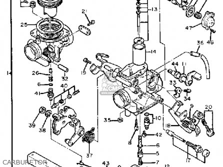 Yamaha XT550 DUAL PURPOSE 1983 (D) USA parts lists and schematics