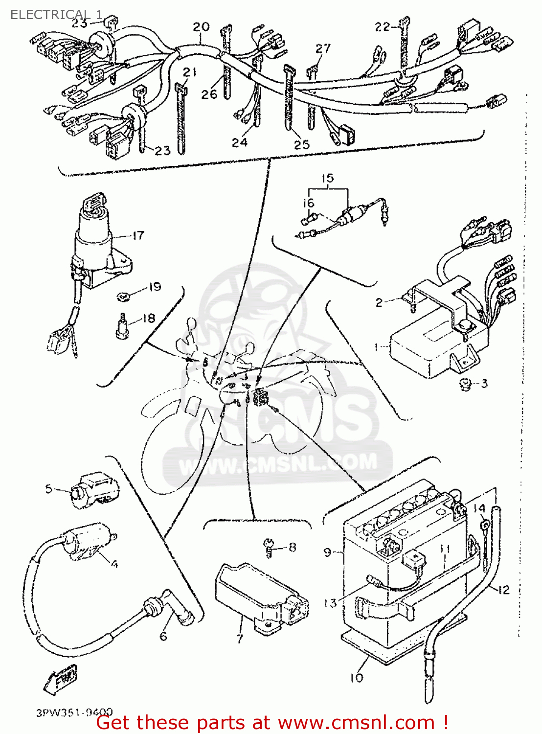 Yamaha Xt600 1989 2wj2 Switzerland - Yamaha Xt600 Electrics Wiring Diagram Yamaha Xt600 1989 2wj2 Switzerland - Yamaha Xt600 Electrics Wiring Diagram