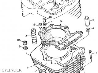 Yamaha XT600Z 1986 1VJ GERMANY 261VJ-332G1 parts lists and schematics