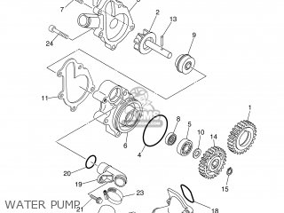 Yamaha XT660R 2006 5VK6 EUROPE 1E5VK-300G2 parts lists and schematics