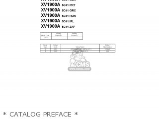 * CATALOG PREFACE * - XV1900A 2006 5C41 FINLAND 1E5C4-300E1