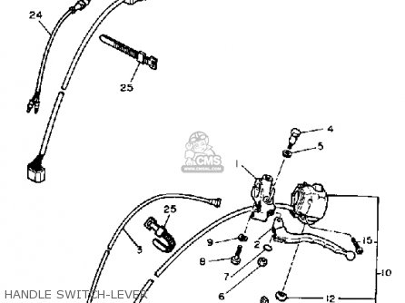 Yamaha XV500 VIRAGO 1983 (D) USA parts lists and schematics