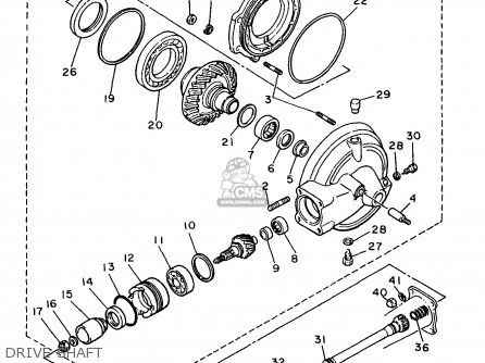 Yamaha XV750-1 VIRAGO 1997 (V) USA parts lists and schematics