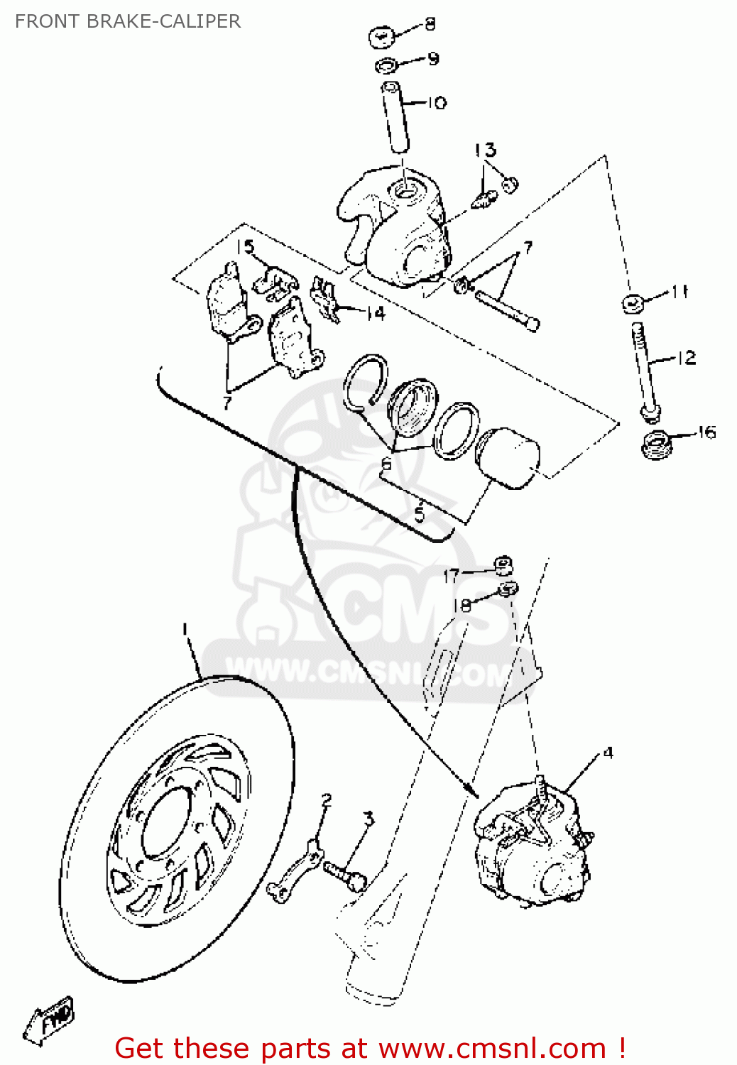 1981 YAMAHA VIRAGO XV750 PARTS visual data 7