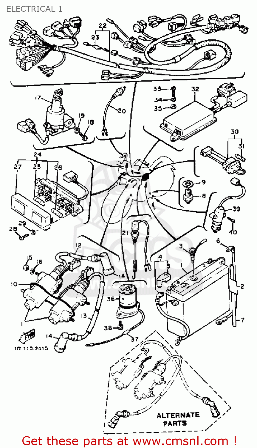 Yamaha XV920 VIRAGO 1982 (C) USA ELECTRICAL 1 buy original ELECTRICAL