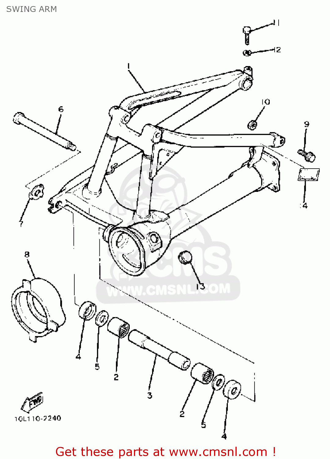 Yamaha XV920 VIRAGO 1982 (C) USA SWING ARM buy original SWING ARM