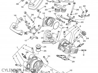 Yamaha XVS250 2002 5KR5 ENGLAND 1A5KR-300E2 parts lists and schematics