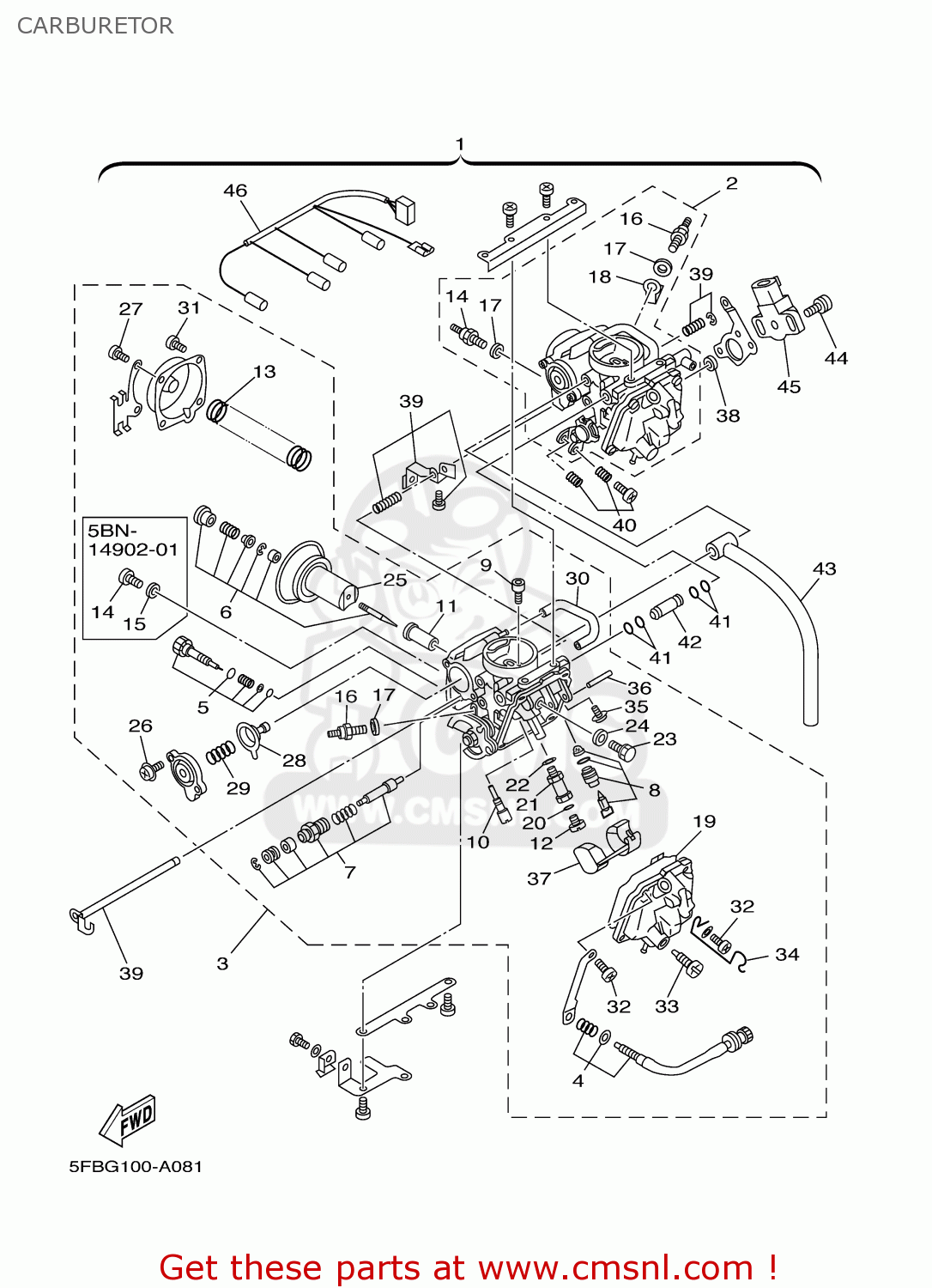 1999 yamaha v star 650 carburetor