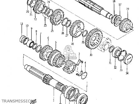 Yamaha YDS5 1967 USA parts lists and schematics